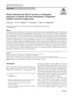 Effusion attenuates the effect of synovitis on radiographic progression in patients with hand osteoarthritis