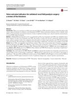 Voice Outcome Indicators for Unilateral Vocal Fold Paralysis Surgery: A Review of the Literature