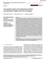 HLA-specific memory B-cell detection in kidney transplantation: insights and future challenges