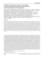 SCUBE3 loss-of-function causes a recognizable recessive developmental disorder due to defective bone morphogenetic protein signaling