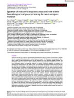 Spectrum of histiocytic neoplasms associated with diverse haematological malignancies bearing the same oncogenic mutation