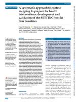 A systematic approach to context-mapping to prepare for health interventions