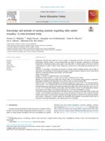 Knowledge and attitude of nursing students regarding older adults' sexuality