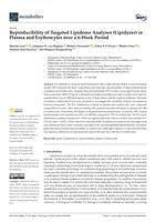 Reproducibility of targeted lipidome analyses (Lipidyzer) in plasma and erythrocytes over a 6-week period