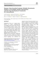 Human osteochondral explants