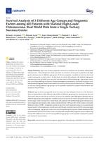 Survival analysis of 3 different age groups and prognostic factors among 402 patients with skeletal high-grade osteosarcoma