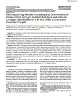 RNA sequencing reveals interacting key determinants of osteoarthritis acting in subchondral bone and articular cartilage