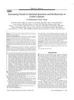 Decreasing Trends in Intestinal Resection and Re-Resection in Crohn's Disease A Nationwide Cohort Study