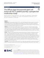 The diffuse-type tenosynovial giant cell tumor (dt-TGCT) patient journey