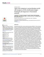 Light chain skewing in autoantibodies and B-cell receptors of the citrullinated antigen-binding B-cell response in rheumatoid arthritis