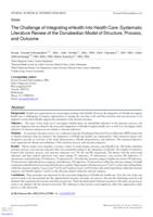 The challenge of integrating eHealth into health care: systematic literature review of the Donabedian model of structure, process, and outcome