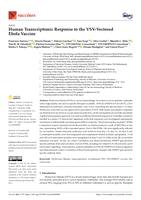 Human transcriptomic response to the VSV-vectored Ebola vaccine