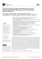 Common genetic variation in MC4R does not affect atherosclerotic plaque phenotypes and cardiovascular disease outcomes