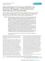 Ixekizumab improves functioning and health in the treatment of radiographic axial spondyloarthritis