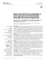 Maternal-fetal HLA compatibility in uncomplicated and preeclamptic naturally conceived pregnancies