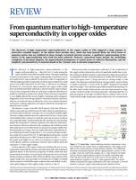 From quantum matter to high-temperature superconductivity in copper oxides