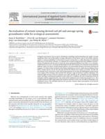 An evaluation of remote sensing derived soil pH and average spring groundwater table for ecological assessments