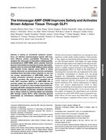 The iminosugar AMP-DNM improves satiety and activates brown adipose tissue through GLP1