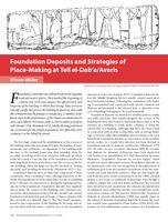 Foundation deposits and strategies of place-making at Tell el-Dab'a/Avaris
