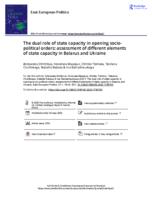 The dual role of state capacity in opening socio-political orders