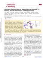 Controlling the dissociation of ligands from the adenosine A(2A) receptor through modulation of salt bridge strength