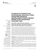 Levothyroxine treatment and cardiovascular outcomes in older people with subclinical hypothyroidism