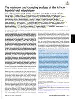 The evolution and changing ecology of the African hominid oral microbiome