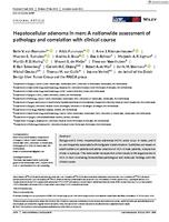 Hepatocellular adenoma in men
