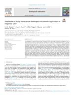 Distribution of flying insects across landscapes with intensive agriculture in temperate areas