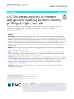 CACTUS: integrating clonal architecture with genomic clustering and transcriptome profiling of single tumor cells