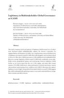 Legitimacy in Multistakeholder Global Governance at ICANN