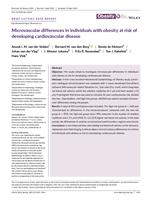 Microvascular differences in individuals with obesity at risk of developing cardiovascular disease