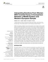 Interpreting emotions from women with covered faces