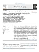 Comparison of KOOS scores of middle-aged patients undergoing total knee arthroplasty to the general Dutch population using KOOS percentile curves