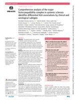 Comprehensive analysis of the major histocompatibility complex in systemic sclerosis identifies differential HLA associations by clinical and serological subtypes