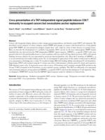 Cross-presentation of a TAP-independent signal peptide induces CD8 T immunity to escaped cancers but necessitates anchor replacement