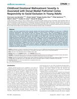 Childhood emotional maltreatment severity is associated with dorsal medial prefrontal cortex responsivity to social exclusion in young adults