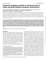 Enhanced amygdala reactivity to emotional faces in adults reporting childhood emotional maltreatment