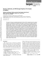 Structure, cytotoxicity, and DNA-cleavage properties of the complex [CuII(pbt)Br2]