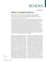 Water at charged interfaces