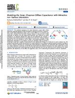 Modeling the Gouy-Chapman diffuse capacitance with attractive ion-surface interaction