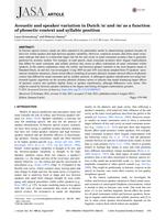 Acoustic and speaker variation in Dutch /n/ and /m/ as a function of phonetic context and syllabic position