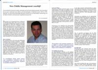 New Public Management voorbij?