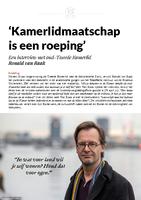 ‘Kamerlidmaatschap is een roeping’