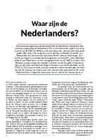 Waar zijn de Nederlanders?