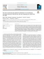 We need to talk about the analytical performance of our laboratory developed clinical LC-MS/MS tests, and start separating the wheat from the chaff