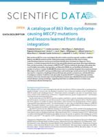 A catalogue of 863 Rett-syndrome-causing MECP2 mutations and lessons learned from data integration