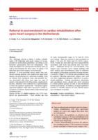 Referral to and enrolment in cardiac rehabilitation after open-heart surgery in the Netherlands