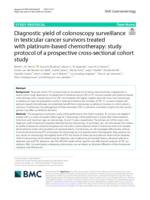 Diagnostic yield of colonoscopy surveillance in testicular cancer survivors treated with platinum-based chemotherapy