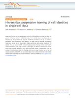 Hierarchical progressive learning of cell identities in single-cell data